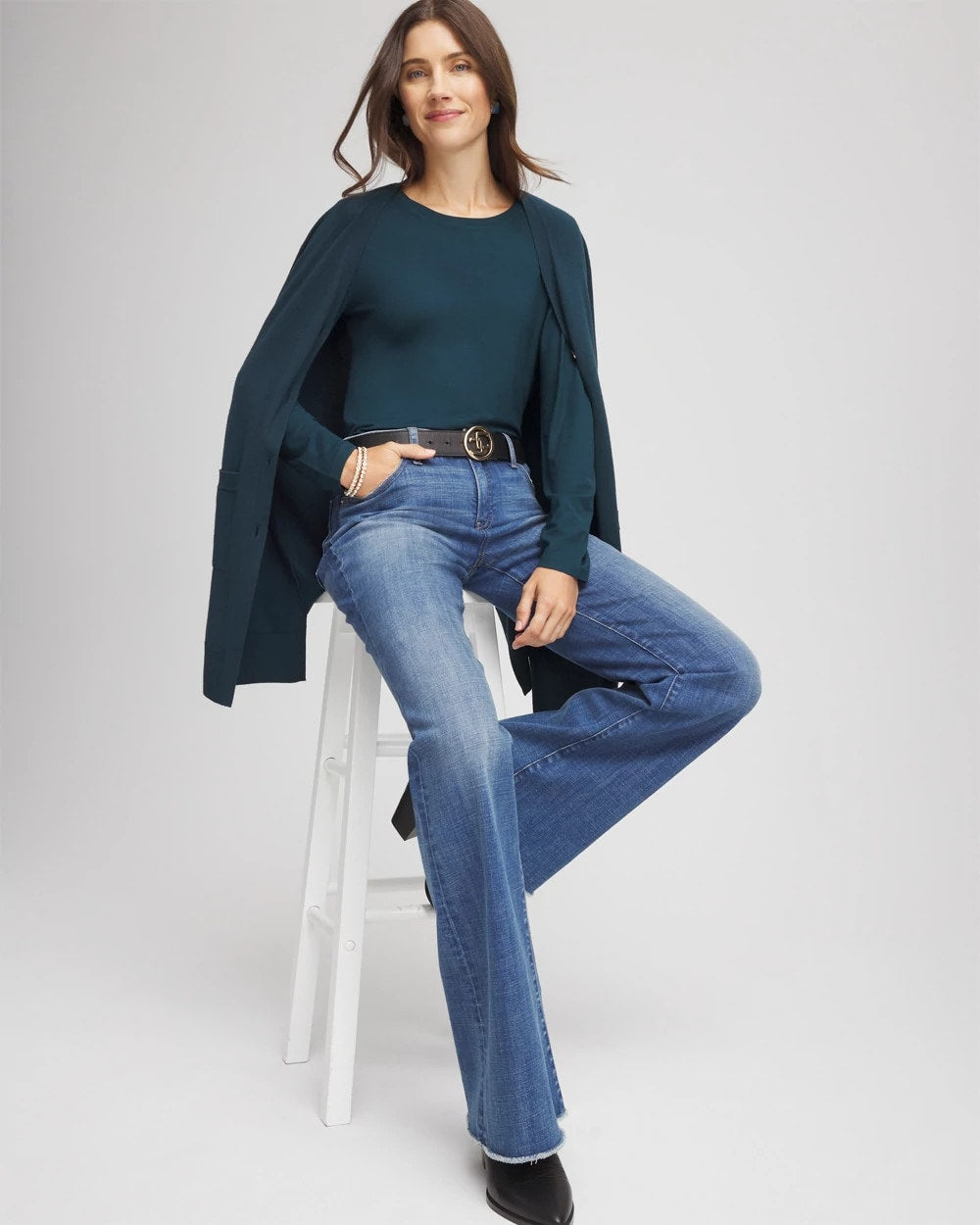 Chico's Clothing Touch of Cool™ Layering Tee