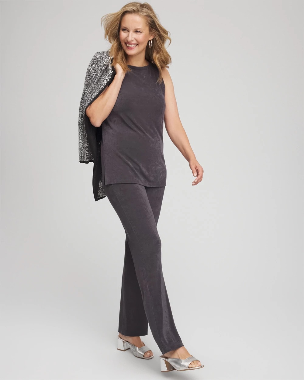 Chico's Clothing Travelers™ Classic Side-Slit Tank