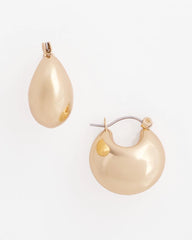 Chico's Jewelry No Droop® Gold-Tone Huggie Hoop Earrings