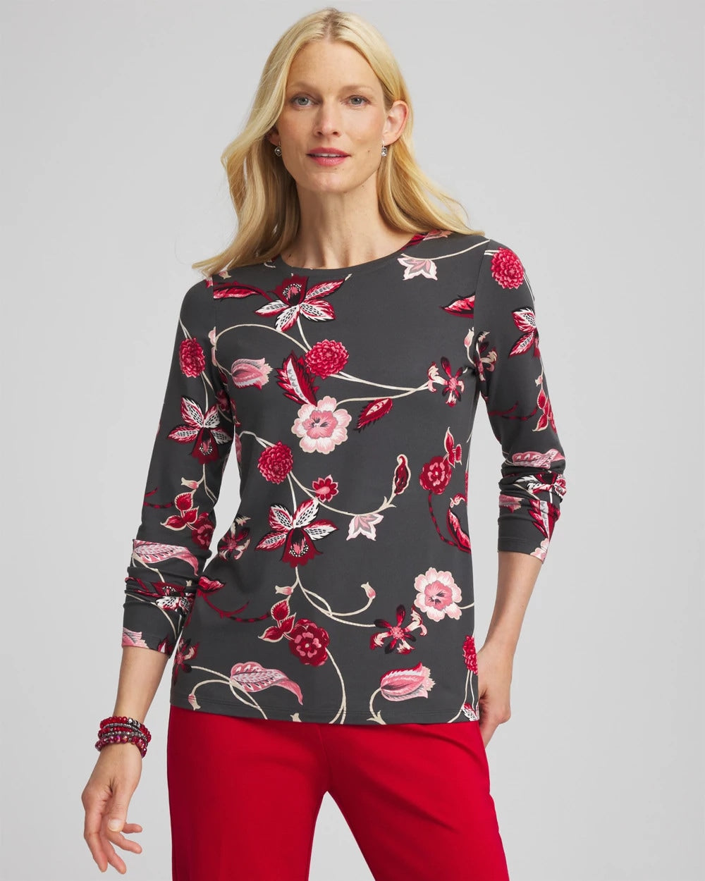 Chico's Clothing Touch of Cool™ Layering Tee