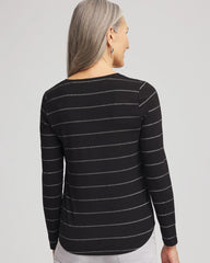 Chico's Clothing Touch of Cool™ Lurex Layering Tee