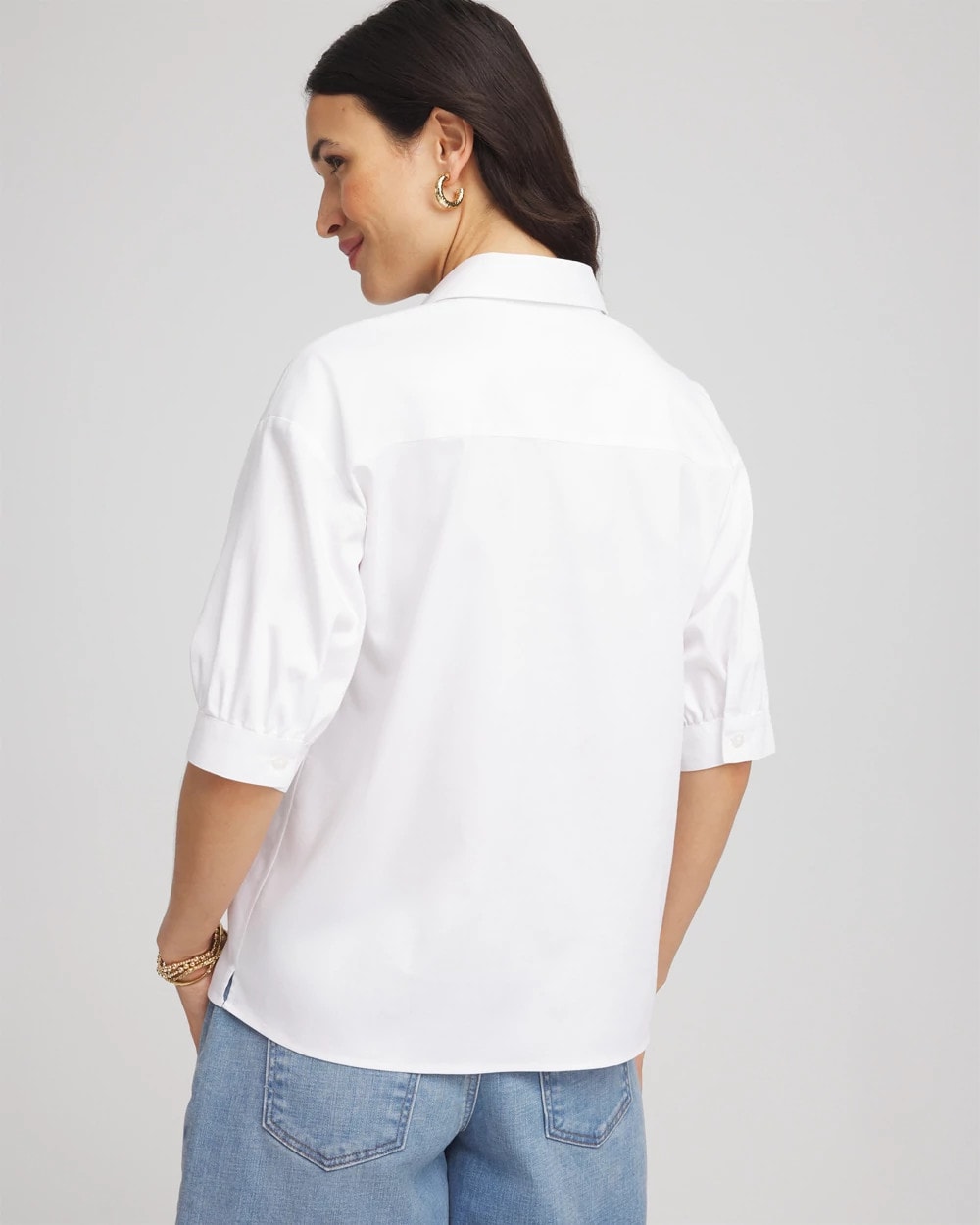 Chico's Clothing No Iron™ Short-Sleeved Shirt