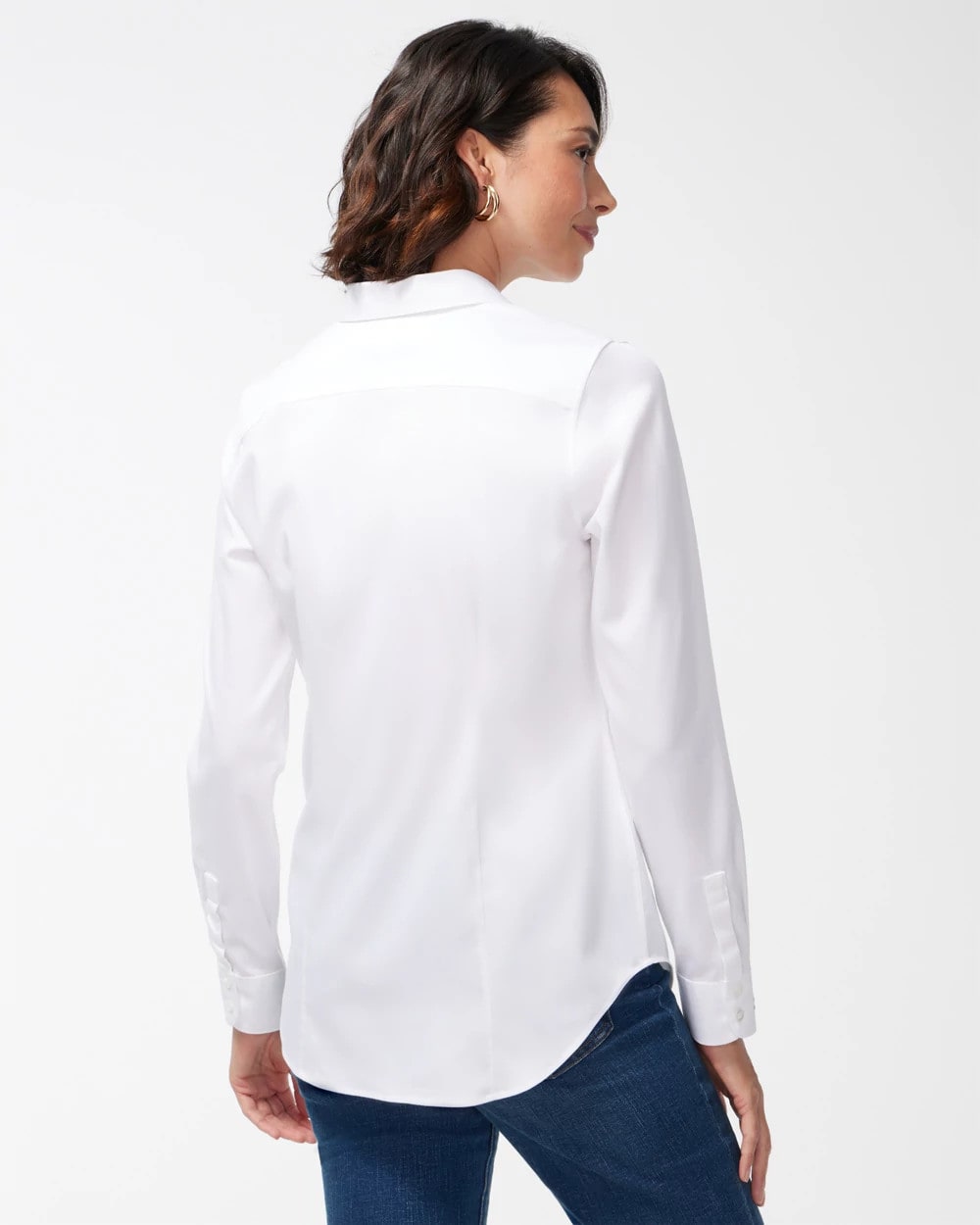 Chico's Clothing No Iron™ Fitted Stretch Shirt
