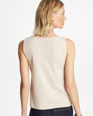 Chico's Clothing Jersey Knit Square-Neck Tank