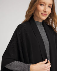 Chico's Clothing Embellished Shawl Collar Ruana