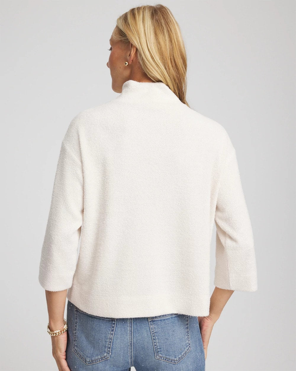 Chico's Clothing Jacquard Cozy Turtleneck