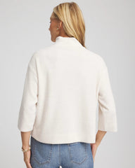 Chico's Clothing Jacquard Cozy Turtleneck