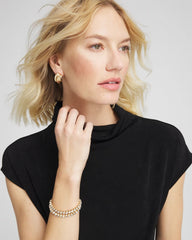 Chico's Clothing Travelers™ Mockneck Top