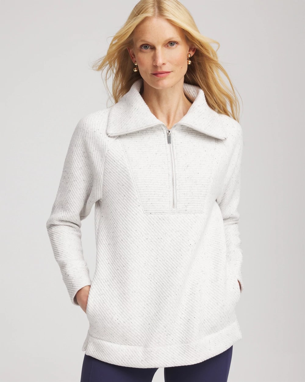 Chico's Clothing Zenergy® Textured Rib Tunic