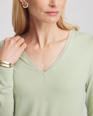 Chico's Clothing Touch of Cool™ V-Neck Layering Tee