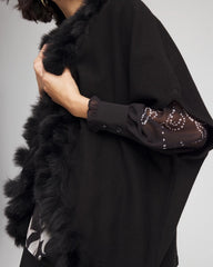 Chico's Clothing Faux Fur Cocoon