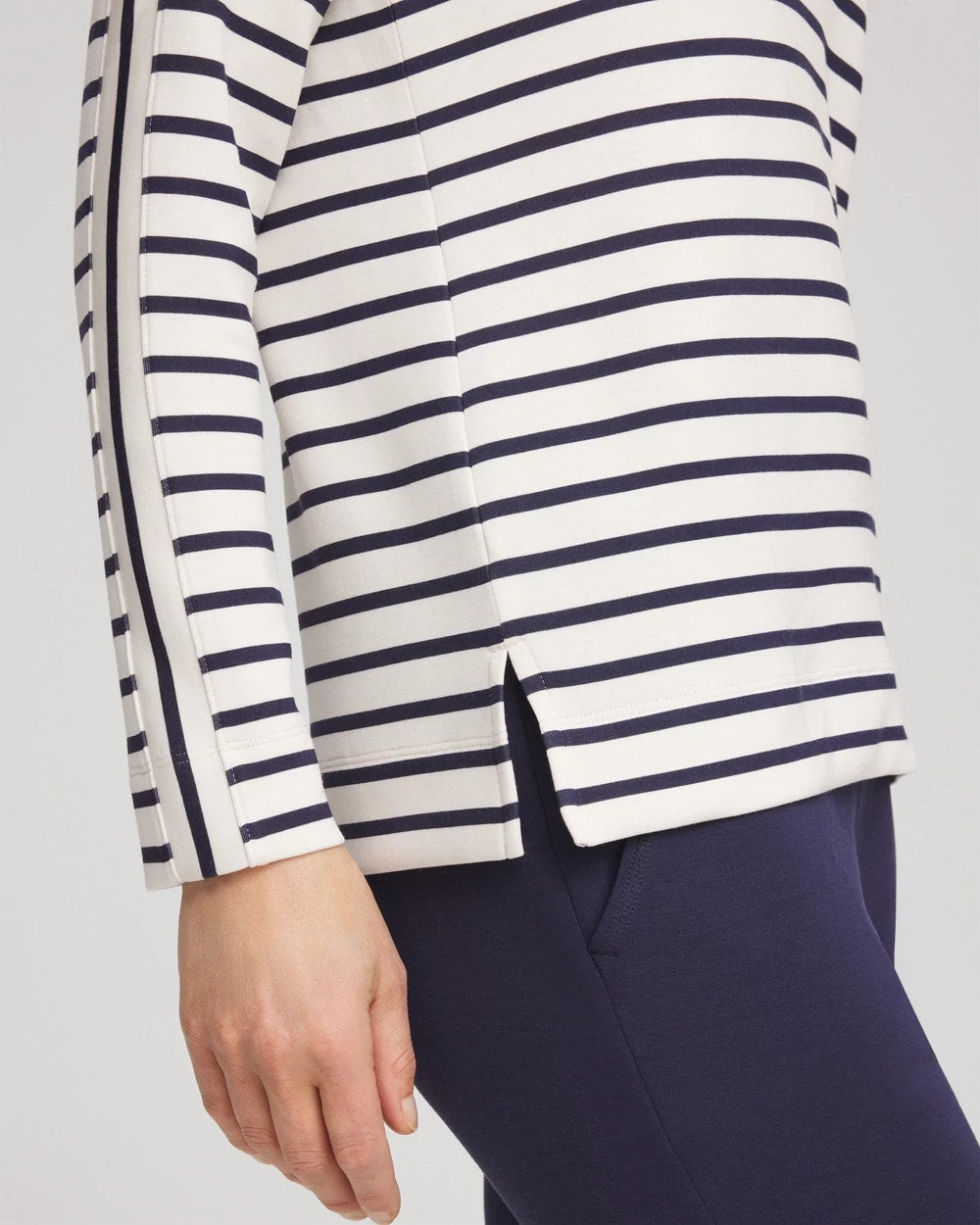 Chico's Clothing Zenergy® Soft Striped Top