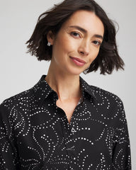 Chico's Clothing No Iron™ Findot Print Sateen Shirt