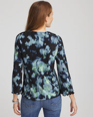 Chico's Clothing Bodre Flare Sleeve Top