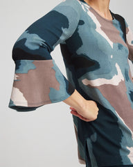 Chico's Clothing Travelers™ Crystal Flounce Sleeve Tunic