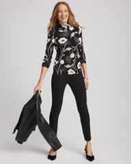 Chico's Clothing Touch of Cool™ Mockneck Layering Tee