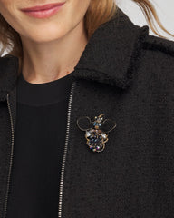 Chico's Jewelry Beaded Bee Brooch