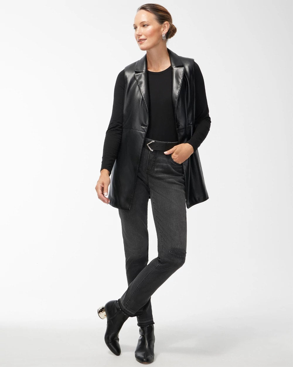Chico's Clothing Pima Layering Tee