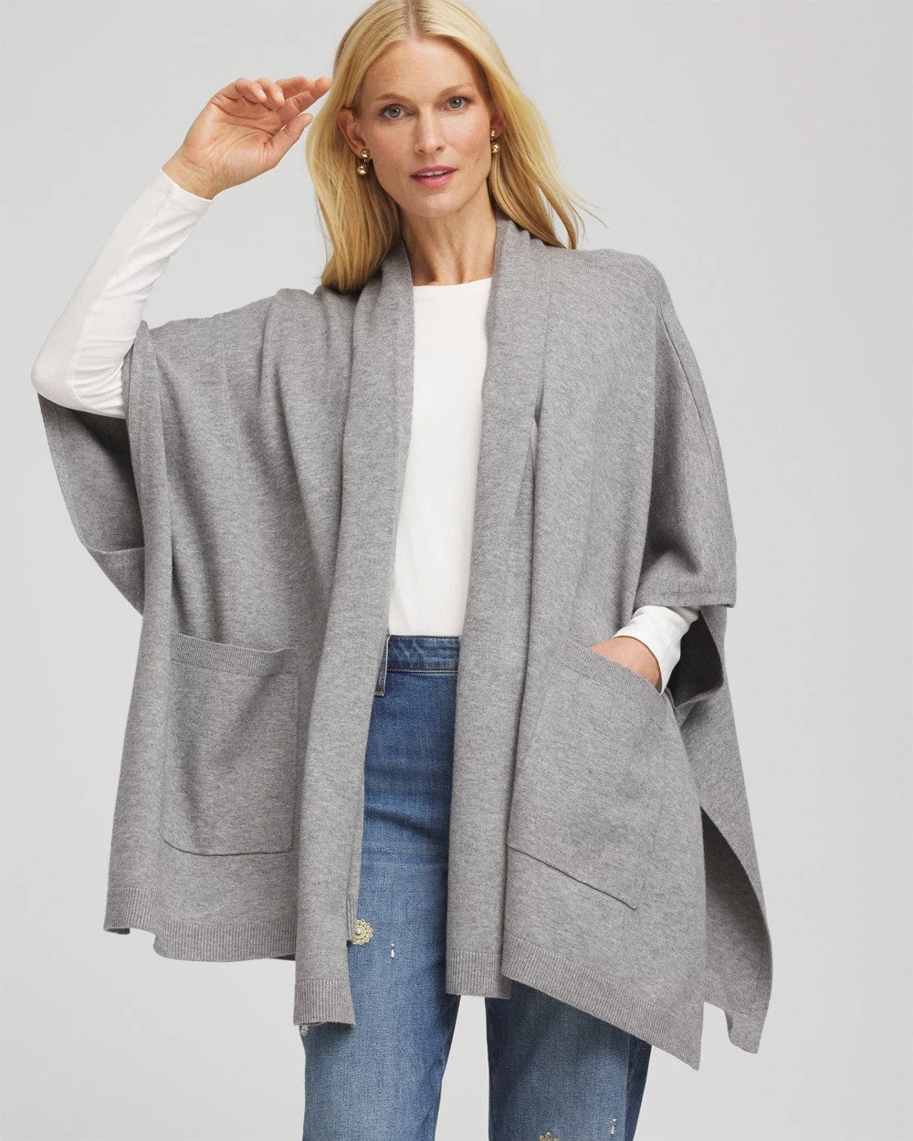 Chico's Clothing Long Knit Ruana