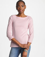 Chico's Clothing Pima 3/4 Sleeve Tee