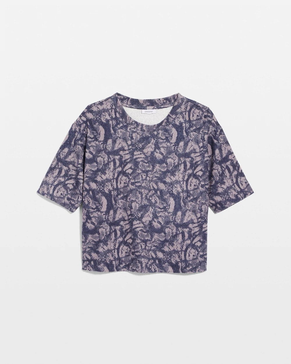 Chico's Clothing Animal Cozy Crewneck Tee