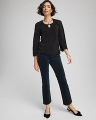 Chico's Clothing Bodre Flare Sleeve Top