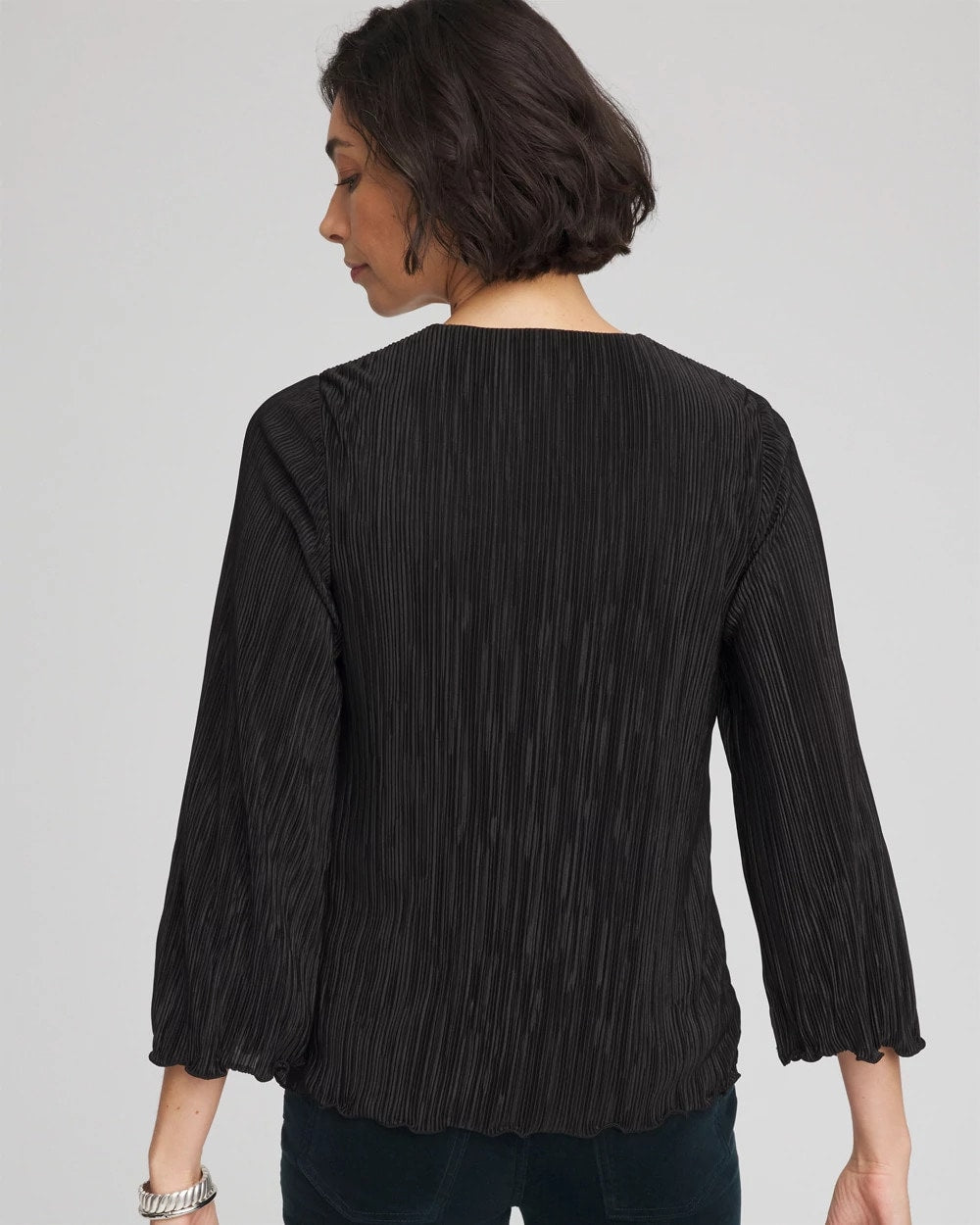 Chico's Clothing Bodre Flare Sleeve Top