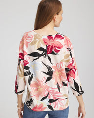 Chico's Clothing Textured Tapered Dolman Top