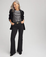 Chico's Clothing Touch of Cool™ Foil Long Sleeve Layering Tee