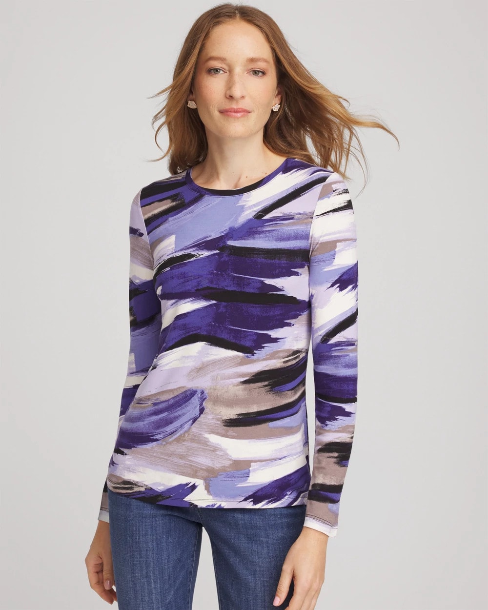 Chico's Clothing Touch of Cool™ Crewneck Layering Tee