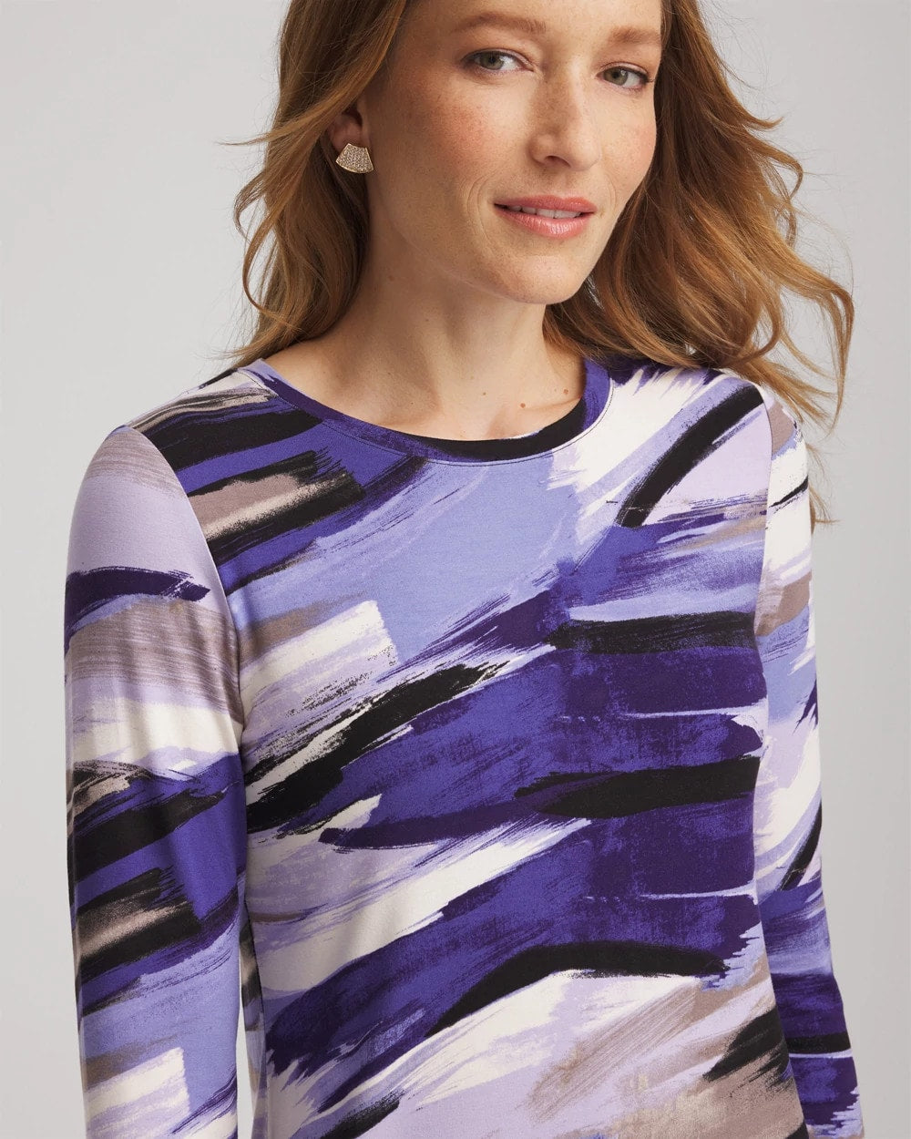 Chico's Clothing Touch of Cool™ Crewneck Layering Tee
