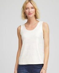 Chico's Clothing Foiled Microfiber Tank
