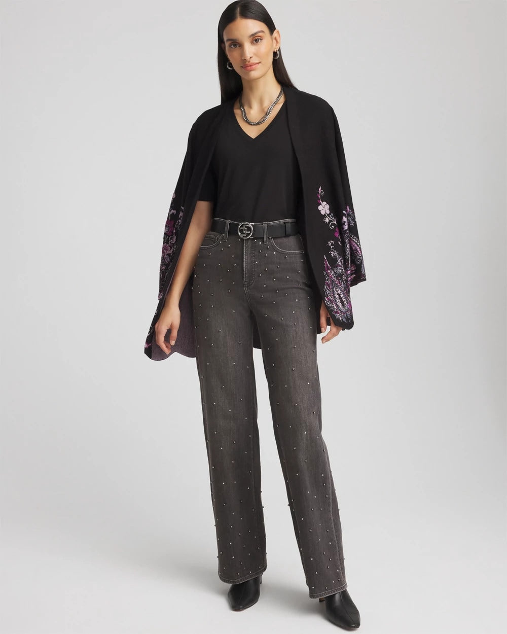 Chico's Clothing Perfect Elbow Sleeve Tee