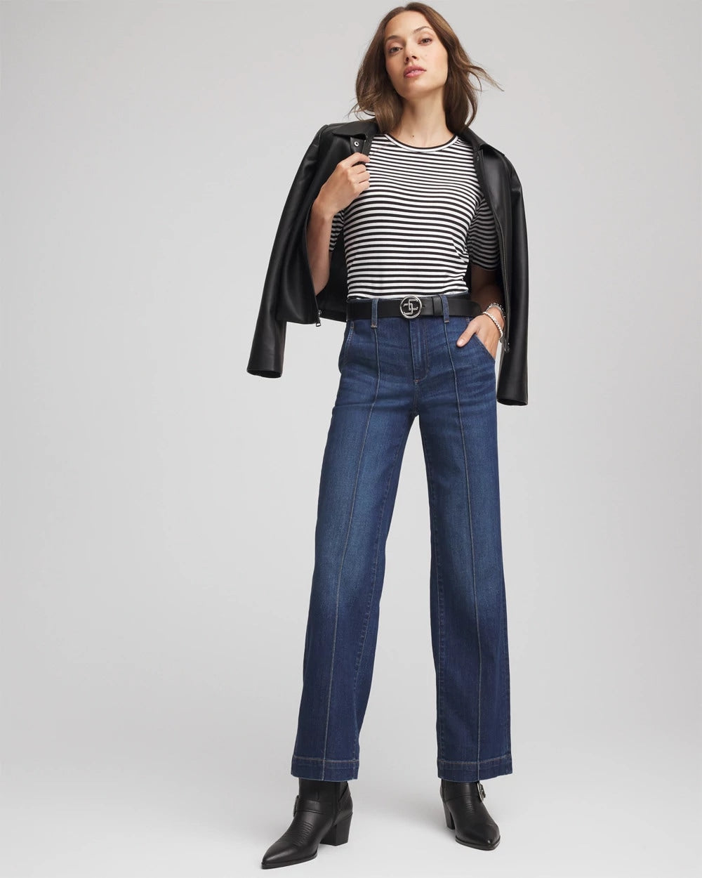 Chico's Clothing Touch of Cool™ Elbow-Sleeve Tee