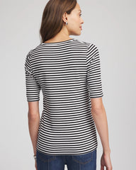 Chico's Clothing Touch of Cool™ Elbow-Sleeve Tee