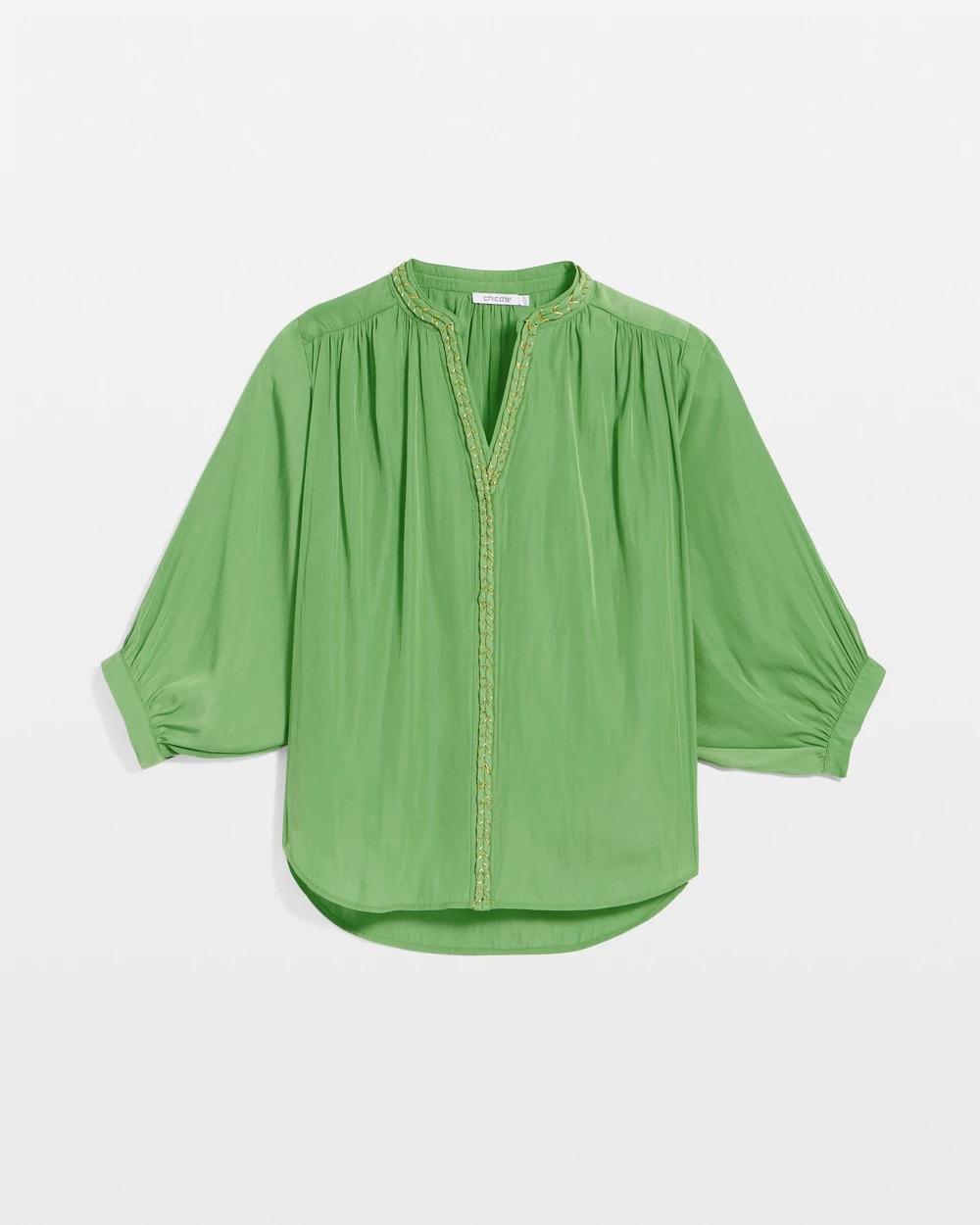 Chico's Clothing Braided Batwing Blouse