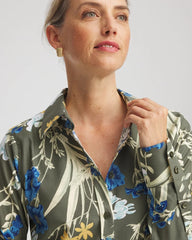 Chico's Clothing No Iron™ Printed Sateen Shirt