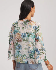 Chico's Clothing Georgette Ruffled V-Neck Blouse