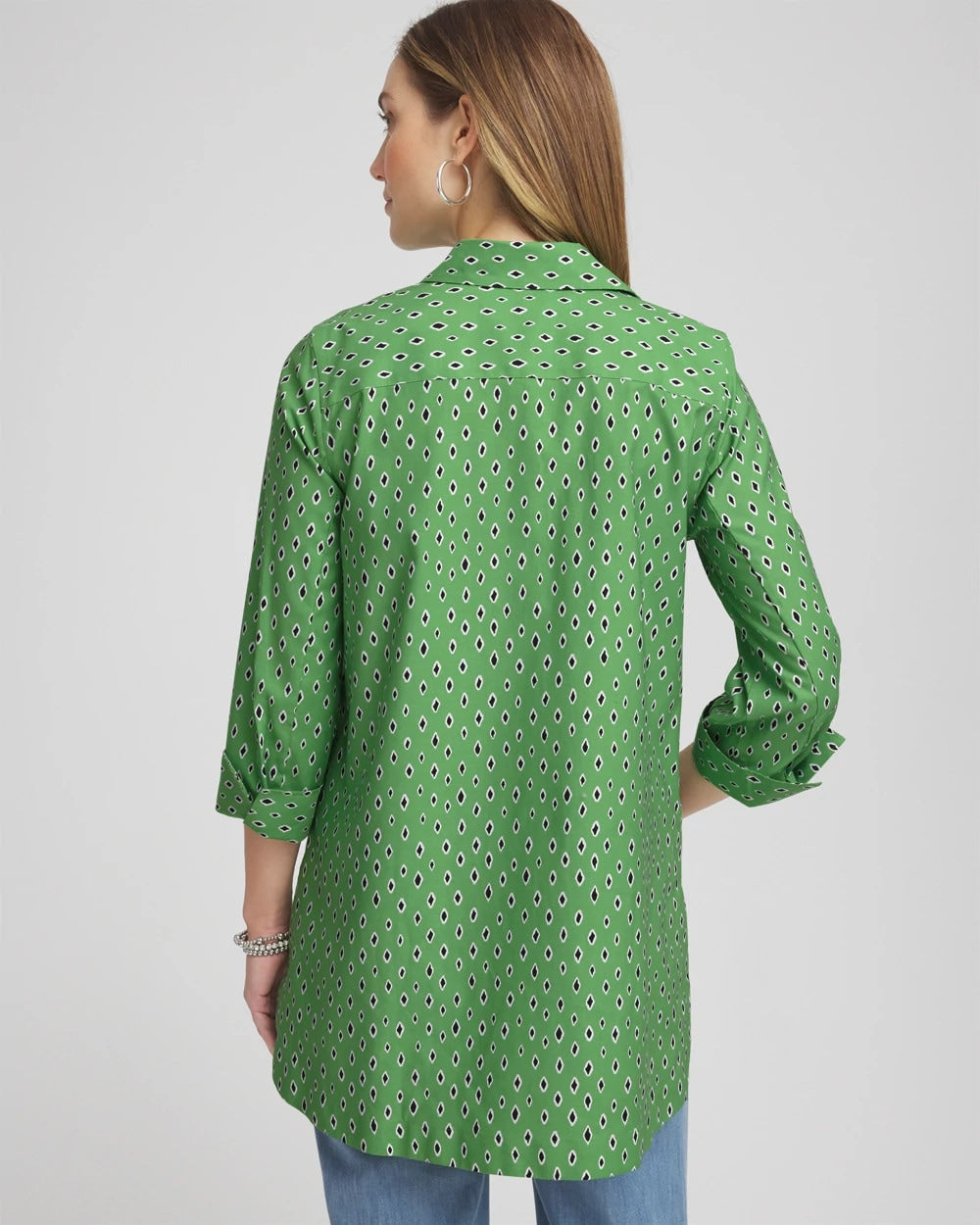 Chico's Clothing No Iron™ Geo-Print Tunic