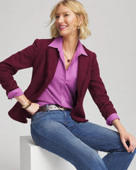 Chico's Clothing No Iron™ Stretch-Sateen Shirt