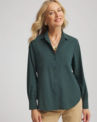 Chico's Clothing Classic-Fit Collared Shirt