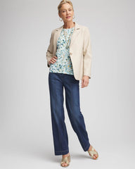 Chico's Clothing Touch of Cool™ Elbow-Sleeve Perfect Tee