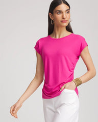 Chico's Clothing Cap Sleeve Dolman Tee