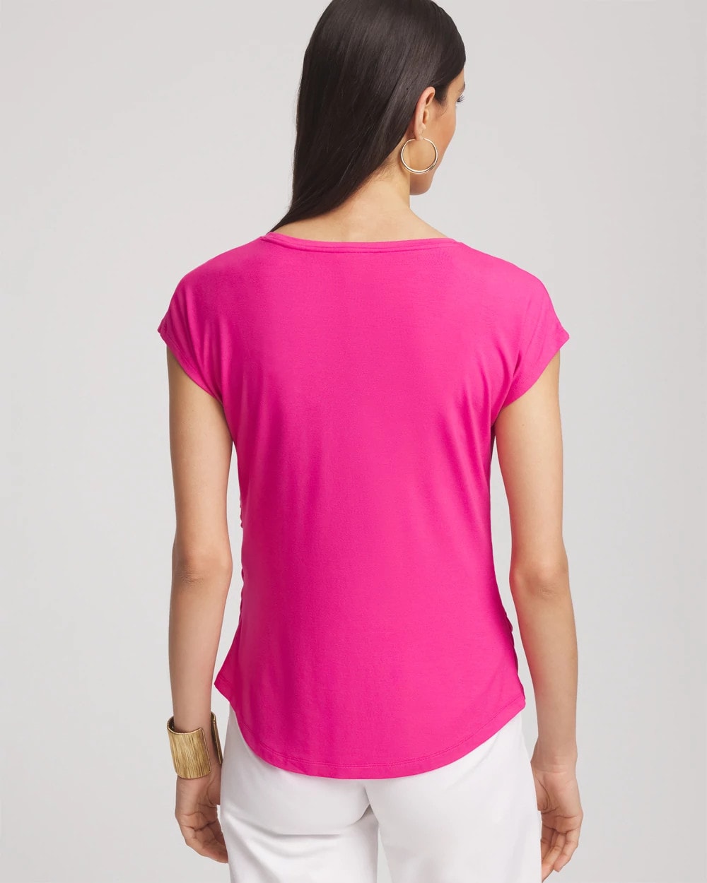 Chico's Clothing Cap Sleeve Dolman Tee