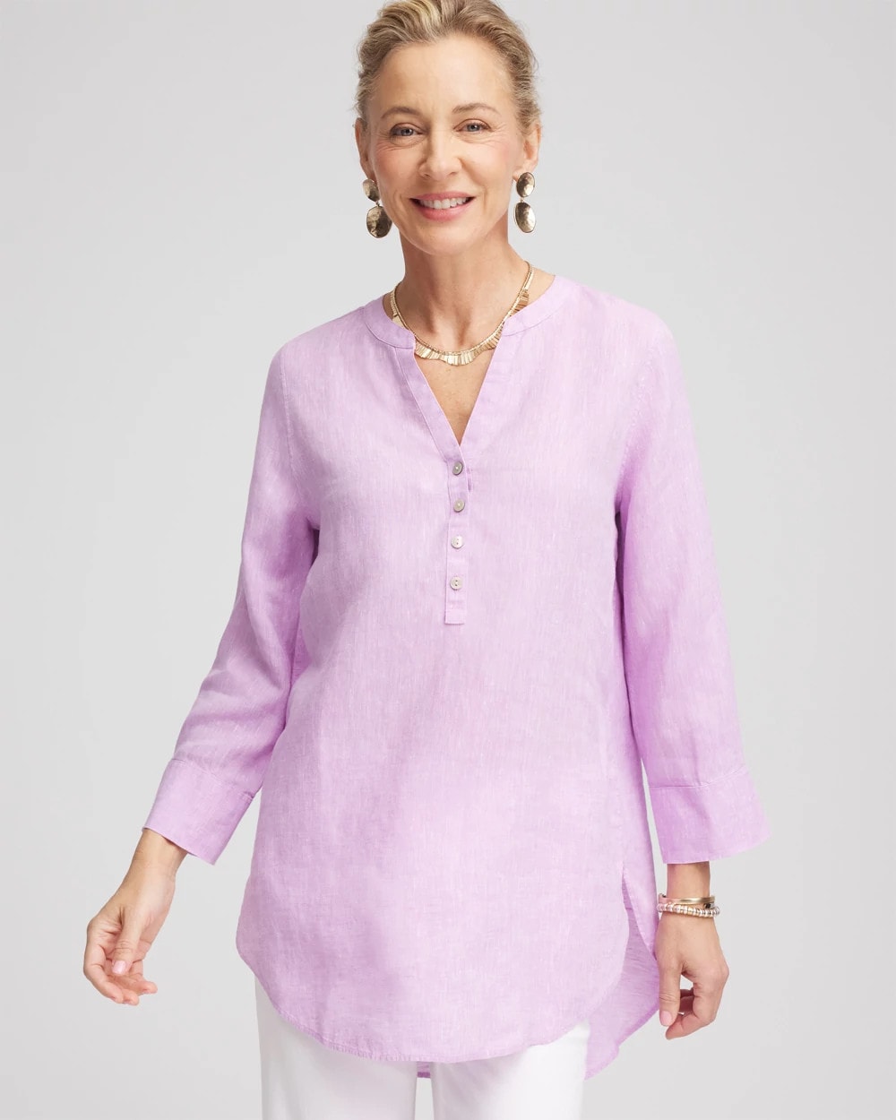 Chico's Clothing No Iron™ Linen Tunic