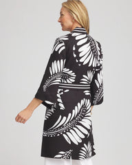 Chico's Clothing Tie-Front Long Kimono