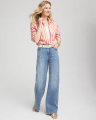 Chico's Clothing No Iron™ Vacation Stripes Shirt