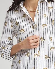 Chico's Clothing No Iron™ Leopard Graphic Shirt