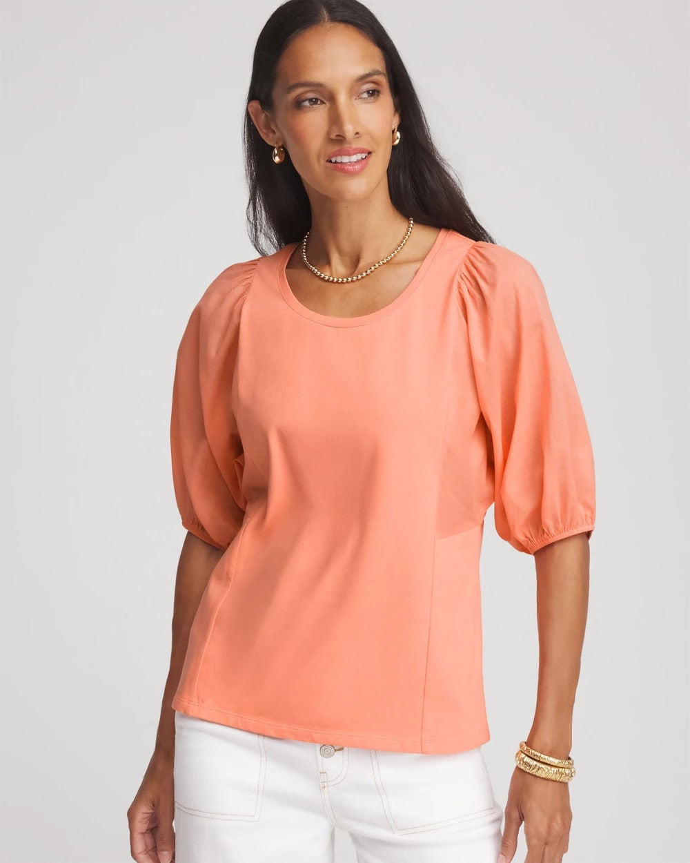 Chico's Clothing Dolman Sleeve Knit Top