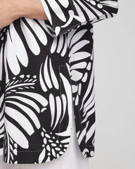 Chico's Clothing No Iron™ Printed Palms Button Down Tunic